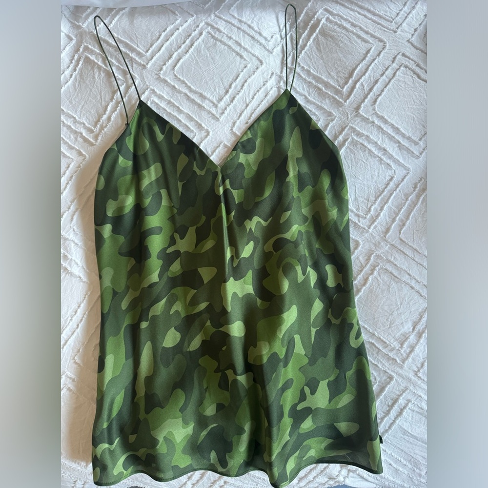 Cami NYC Green Camo Print Camisole
